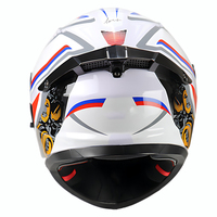 Casques de moto rétro légers, Casco De Motocicleta, Casque Moto, casque intégral pour moto avec double visière