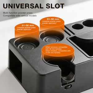 All-in-One Multifunction Espresso Tools Organizer ABS Tamping Station Base Tamper Holder - Product Image 3