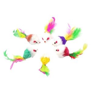 Çevre dostu küçük kedi oyuncak yumuşak simülasyon fare tünel ile renkli tüyler komik kendinden mutlu küçük <span class=keywords><strong>Pet</strong></span> malzemeleri - Product Image 5