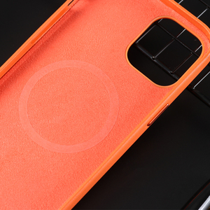 Custodia per cellulare in pelle originale ricarica Wireless magnetica per <span class=keywords><strong>Apple</strong></span> <span class=keywords><strong>Iphone</strong></span> 13 12 <span class=keywords><strong>11</strong></span> Pro Max custodia in vera pelle Premium - Product Image 4