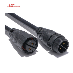 Llt M25 Cáp bộ chuyển đổi kết nối không thấm nước IP65 2 <span class=keywords><strong>3</strong></span> <span class=keywords><strong>4</strong></span> 5 6 7 8 12 14 16 24 pins nam và nữ dây cắm - Product Image 1