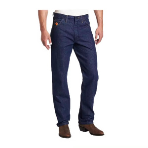 Jeans Original Fit en denim, pantalon de travail décontracté pour homme, pantalon ignifuge FR - Product Image 1