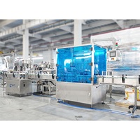 Máquina automática de 4 cabezales de jarabe oral líquido químico corrosivo para botellas de plástico para bebidas en polvo Motor de vidrio incluido