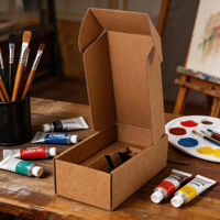 Boîtes d'emballage en carton ondulé blanc imprimées avec logo, taille personnalisée en usine, vente en gros, petites boîtes d'expédition postales