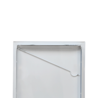 Plaque d'accès en acier moderne pour chauffage, porte d'inspection de plafond pour supermarchés, pour visites d'entretien et réparations