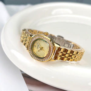 Montre en acier à quartz pour femmes avec diamants tendance, luxe haut de gamme, élégante, étanche, fabrication sur mesure - Product Image 3