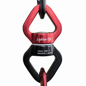 Mosquetón <span class=keywords><strong>de</strong></span> <span class=keywords><strong>Seguridad</strong></span> Giratorio <span class=keywords><strong>de</strong></span> 360 Grados, 30KN, <span class=keywords><strong>de</strong></span> Aleación <span class=keywords><strong>de</strong></span> Aluminio para Industria Pesada, con Acabado Liso, para Aviación, Escalada y Trabajos en Altura, con Logotipo Personalizado - Product Image 3