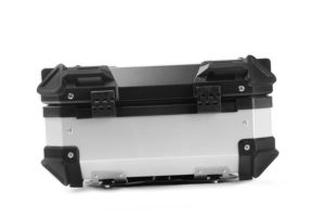 25 L argent + noir <span class=keywords><strong>Moto</strong></span> Aluminium boîtes supérieures <span class=keywords><strong>Moto</strong></span> boîte arrière petit - Product Image 4