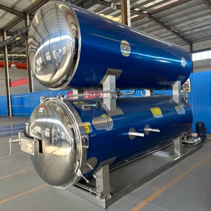 Autoclaafmachine met dubbele laag waterverstuiving, automatische sterilisatie-/pasteurisatiemachine - Product Image 5