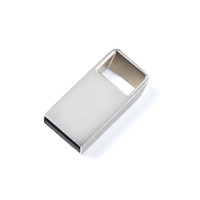 Flashdisk USB Logam Super Mini Custom Logo Grosir 8GB 16GB 32GB 64GB 128GB Kecepatan Tinggi Thumb Drive Pen Drive Hadiah