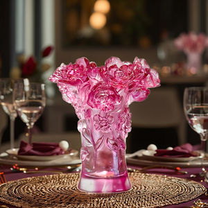 예술적 유리 꽃병 프리미엄 장인 정신 현대 인테리어 디자인 장식 - Product Image 1