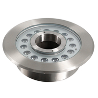 Pemasok Tiongkok lampu air mancur LED lanskap Stainless Steel IP68 24V RGBW/RGB kontrol DMX512