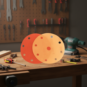 Discos de Lijado Ttake, Grano 400, Respaldo de Velcro con Orificios para Uso con Lijadora Orbital - Product Image 3