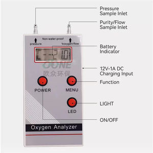 Analyseur d'oxygène à haute efficacité Testeur de <span class=keywords><strong>concentration</strong></span> d'oxygène de pureté avec batterie - Product Image 1