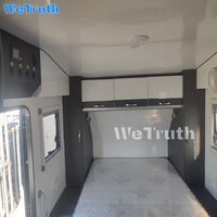 Wetruth Remorque de camping-car légère en aluminium aéronautique pour l'extérieur, charge utile de 500 kg, couleur personnalisable, utilisation tout-terrain, voyage