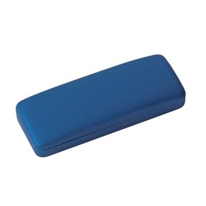 Astuccio in gomma blu con interno in velluto per riporre penne e matite - Product Image 2