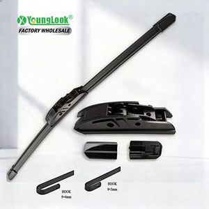 Raclette professionnelle pour <span class=keywords><strong>voiture</strong></span> avec lame en caoutchouc souple, outil de nettoyage de véhicule, kit d'installation de film teinté pour vitres automobiles - Product Image 1