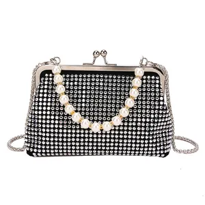 Заводская цена, модная сумка из искусственной кожи, роскошная женская сумка с бриллиантами для вечеринки