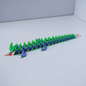 Vashine 3D impreso colorido bromistas dragón juguetes creativo Flexible cristal PLA juguetes 3D figura de acción dragón <span class=keywords><strong>para</strong></span> niños - Product Image 2