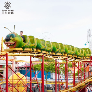 <span class=keywords><strong>Manège</strong></span> pour enfants de parc d'attractions, mini-rouleau-roulant Caterpillar Wacky Worm économique pour jardin, à vendre - Product Image 6
