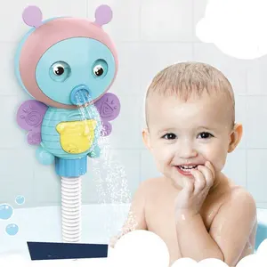 新设计卡通蜜蜂喷水玩夏季动物婴儿沐浴玩具为孩子