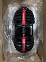 Haltère en acier réglable 24 kg 40 kg 15 vitesses Équipement de fitness durable pour l'entraînement du corps entier