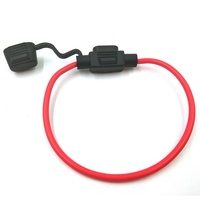 Wasserdichte Steckdose Mini Blade Typ Inline Mini Sicherungs halter UL1015 12-22AWG 300mm mit Länge Abisolieren ist benutzer definiert