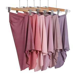 Pañuelo de cabeza elástico de 48 colores sólidos, hiyab instantáneo musulmán conveniente para verano, chal indonesio <span class=keywords><strong>Sarima</strong></span> monocromático, Jersey <span class=keywords><strong>Sarima</strong></span> - Product Image 3