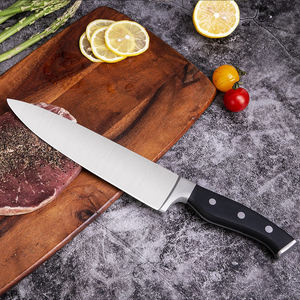 Wholesale Three Rivets ABS Handle Cutlery <b>Set</b> Stainless Steel Kitchen <b>Knife</b> <b>Set</b> with Black Painted <b>Knife</b> Block - Product Image 5