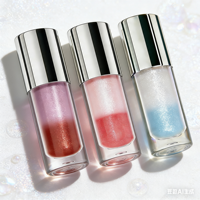 Huile à lèvres liquide repulpante et volumisante, teinte brillante, hydratante, longue tenue, avec logo personnalisé, 5 couleurs, maquillage pour les lèvres, logo privé