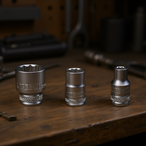 Juego de llaves de vaso poligonales Fervi, serie normal, 12 puntas, acero al cromo vanadio - Product Image 3