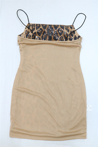 CY901475 HOT Classic Leopard Print Mini <strong>Dress</strong> Skinny Sparkly <strong>Sexy</strong> Women <strong>Sequin</strong> <strong>Bodycon</strong> Spaghetti Strap <strong>Dresses</strong> - Product Image 6