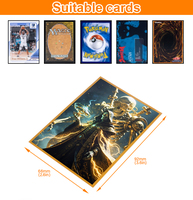 Protège-cartes de jeu de société imprimés Dark Fantasy 66x92mm – Manches de protection premium pour TCG