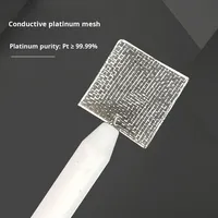Électrode en maille de platine Lab Star Pt310 OEM personnalisable, contre-électrode 52 mailles pour expériences de photoélectrochimie