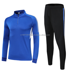 Nuevo Conjunto de Uniforme de Fútbol de Manga Larga, Sudadera con Media Cremallera, Chaqueta de Invierno, Pantalones Deportivos Transpirables Estampados Unisex, Uniforme de Equipo - Product Image 5