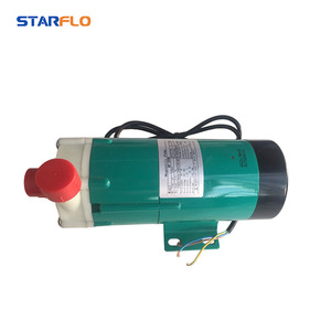 Bomba de Impulsor Magnético de Una Etapa Resistente a la Corrosión, Bomba de Material Plástico de Ingeniería Electrochapado Resistente a Ácidos y Álcalis - Product Image 4