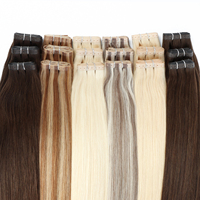 Honor Hair Most Popular Remy Human Hair Invisible Butterfly Weft 18"-22" Invisible Seamless Long XO Weft Extension