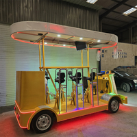 Mini limousine électrique 9 passagers Navette personnelle écologique pour les visites touristiques et les visites Voiture de fête pour le tourisme