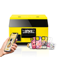 JoyMonki Printer UV Inkjet Flatbed A5 Pintar dengan Head Print Xp600 I3200 untuk Cetak Gambar 3D, Casing Ponsel Fleksibel DIY