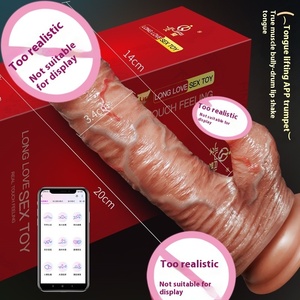 Dildo Realistico Morbido in Silicone per Masturbazione Femminile, Giocattolo Sessuale Elettrico con Telecomando, Accessorio per Sesso Sicuro Portatile CN JY-1 - Product Image 6