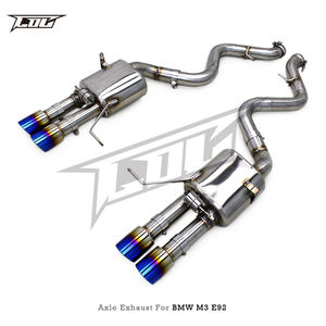 Système d'échappement Catback avec silencieux arrière à soupapes Auto 2.5 pouces pour BMW M3 E90/E92/E93 V8 4.0L 2008-2013 SUS304, compatible avec l'échappement d'origine - Product Image 5