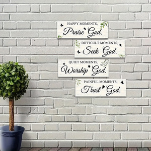 Calcomanías de Pared con Citas Bíblicas de Estilo Nórdico, Etiquetas Autoadhesivas y Letreros de Pared, Colgante con Frases Cortas para Graduación y Halloween - Product Image 3