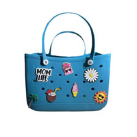 Personnalisé Softball Baseball Lettres Ancre Fleur Animal Fleur plage Sac Charmes Accessoires