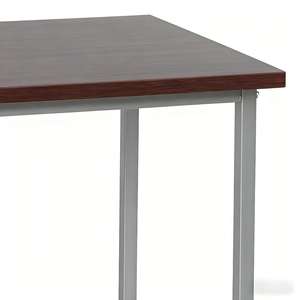 Vendita calda tavolino in legno con struttura in metallo rettangolare per interni esterni casa balcone mobili KC-7597ST-3530DBR - Product Image 6