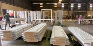 Puertas Interiores Modernas de Alta Calidad a Precio Económico, Resistentes al Agua, Libres de Carbono, Ignífugas, de Madera, WPC - Product Image 3