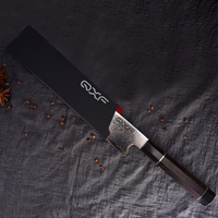 Couteaux de cuisine de style japonais en acier Damas VG10, couteau de chef de 8 pouces avec manche octogonal et étui
