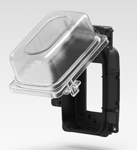 Cubierta de plástico resistente a la intemperie de 1 banda Montaje vertical Uso con receptáculo GFCI Mercado de América y Canadá - Product Image 2