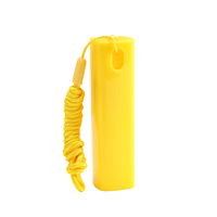 Atomiseur de parfum en plastique portable 10ml carré petit vaporisateur de voyage rechargeable avec scellant à pompe