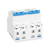 TONGOU 2P AC 230V 63A Commutateur de transfert manuel à double alimentation, type rail DIN ATS (commutateur de transfert automatique)