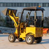 Backhoe Skid Steer Loader Euro 5 Baru CE EPA 400kg Mini Wheel Loader Listrik untuk Transportasi Kargo dan Mesin Pertanian
